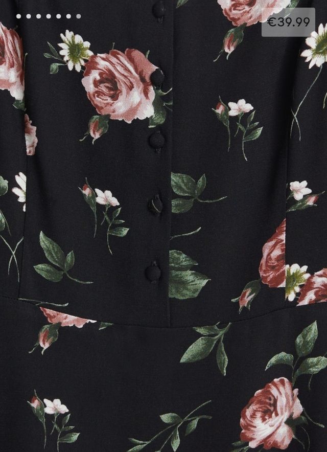 Vestido estampado Mango