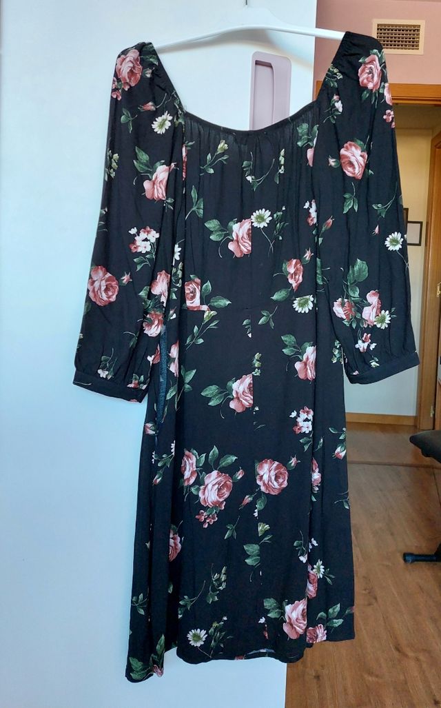 Vestido estampado Mango