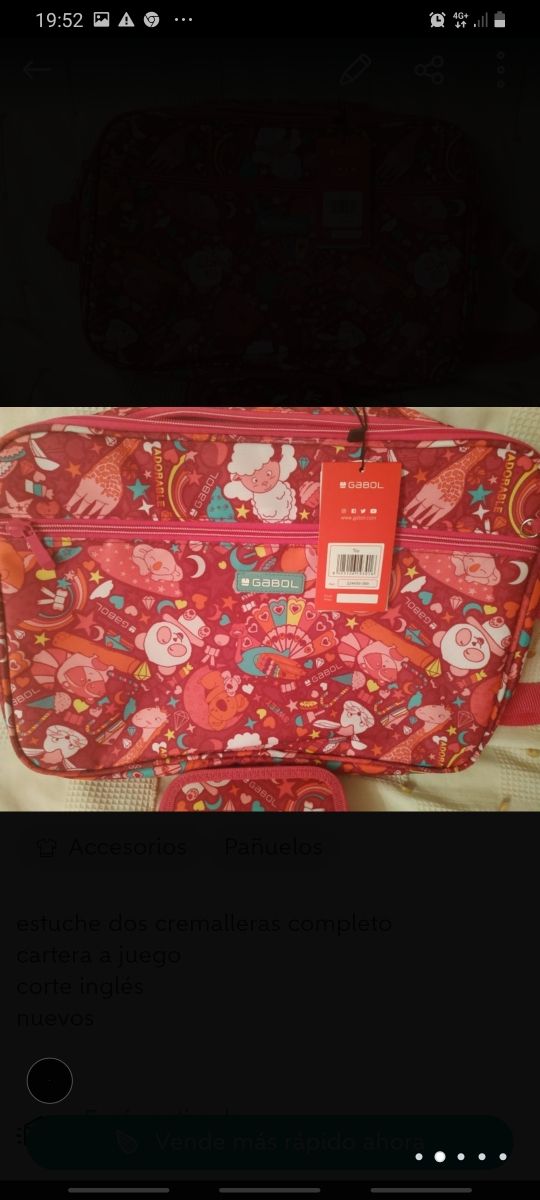 Cartera Escolar y estuche NUEVO GABOL