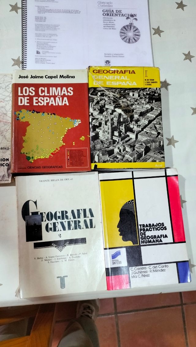 Pacote de livros de geografia
