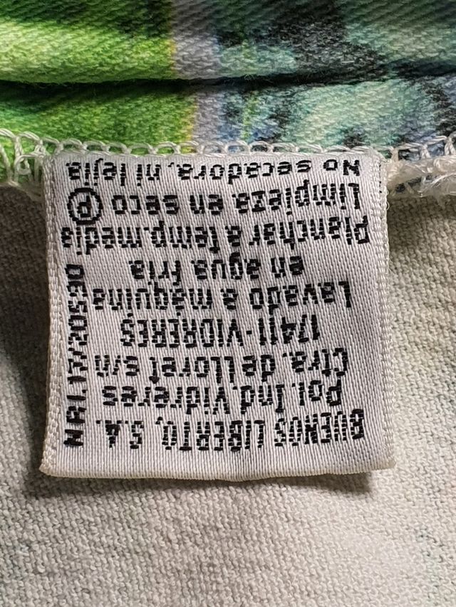 pantalón vaquero estampado, Liberto.