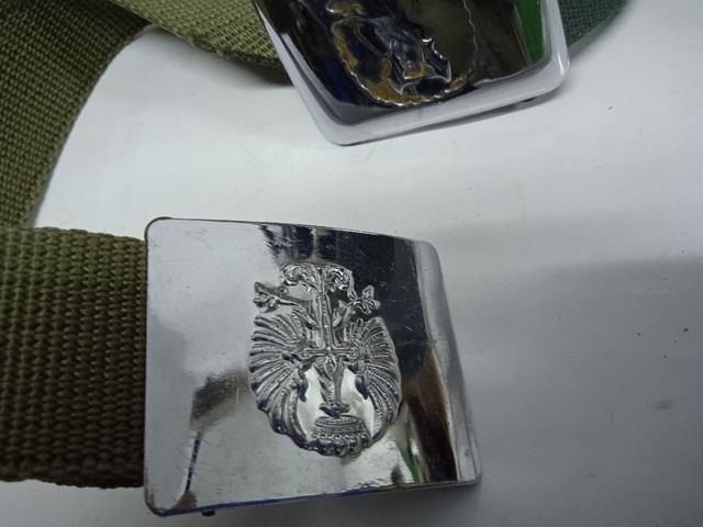 2 cinturones militares años 70
