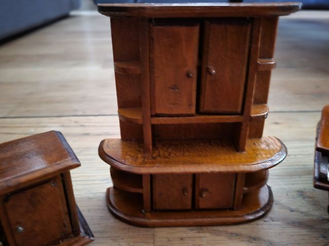 Conjunto de móveis em miniatura