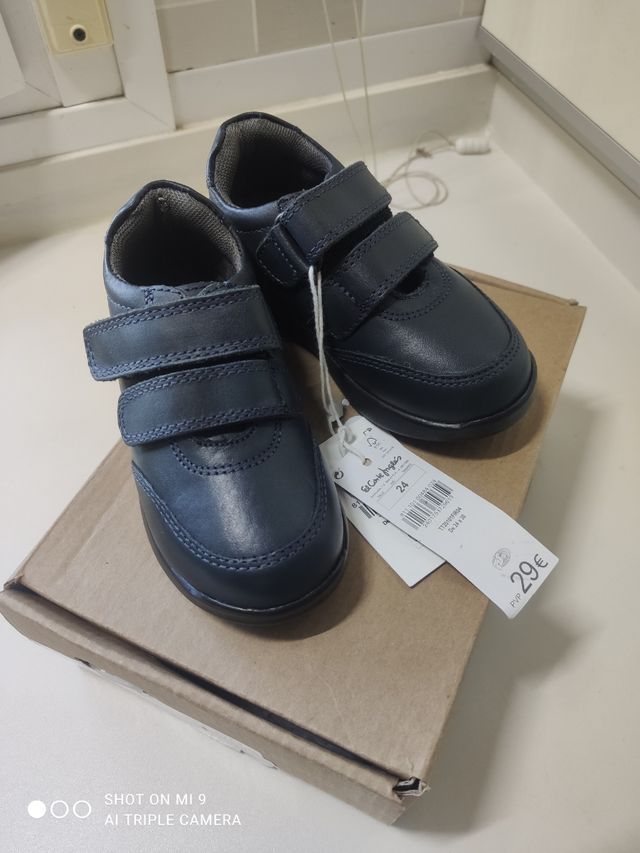 zapatos colegial azul marino Talla 24