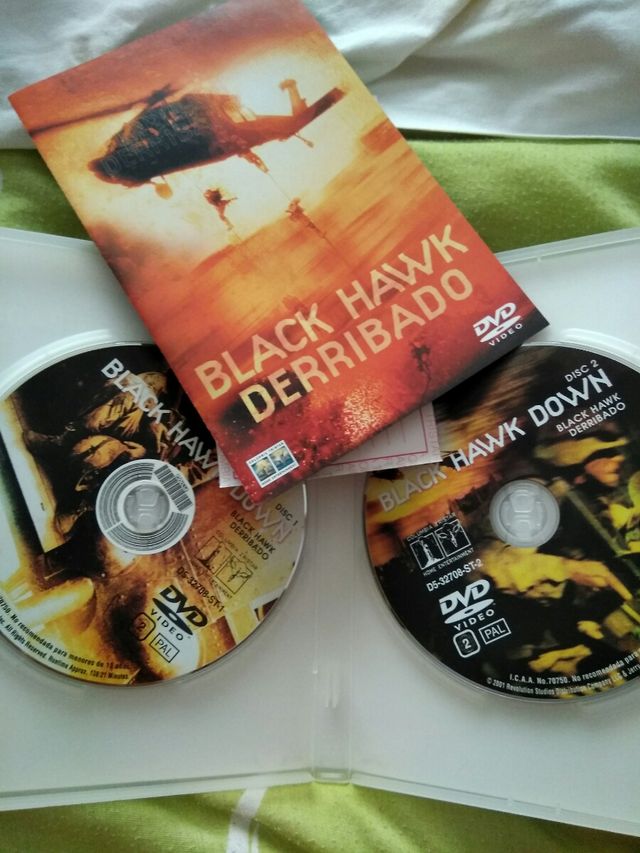 2x1 Black Hawk Derribado. 2 discos.