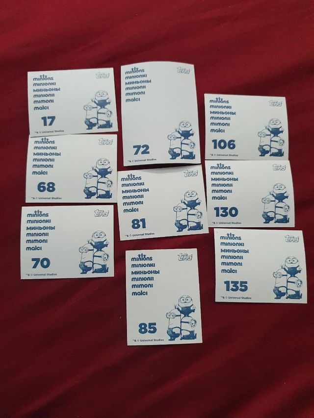 cromos de los minions