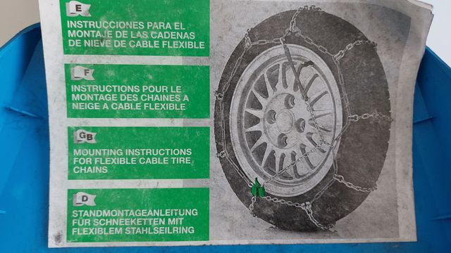 Cadenas para nieve tamaño 80