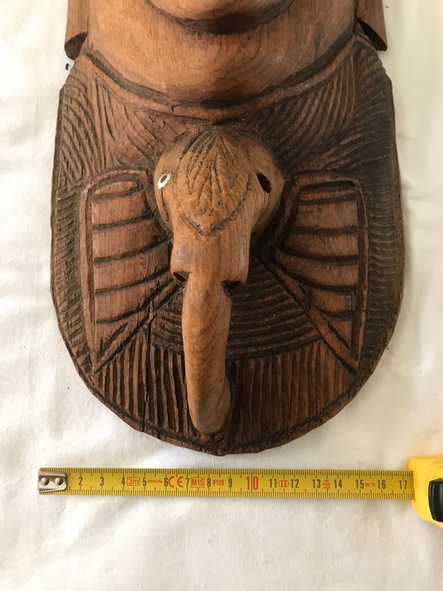 Máscara africana Wolof madera abebai