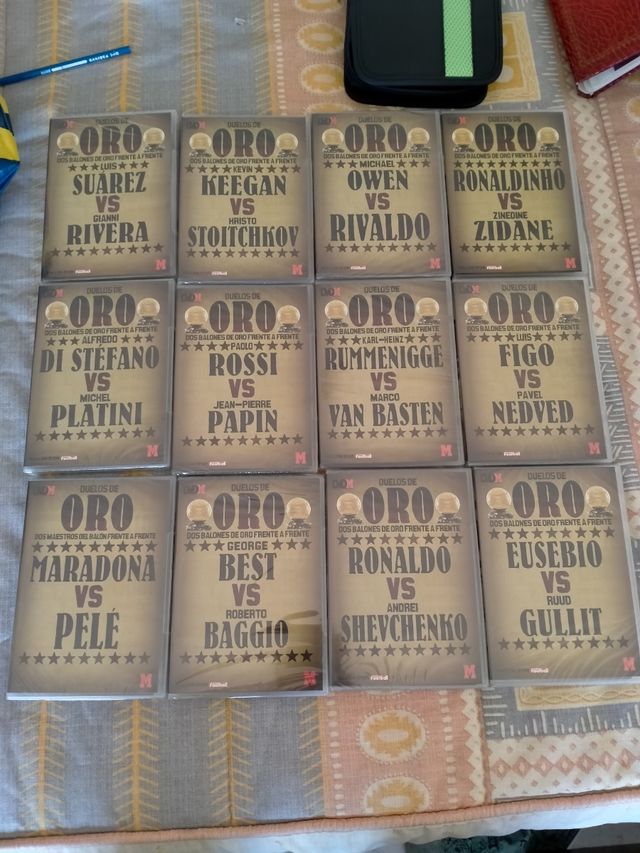 colección DVD dueños de balones de oro