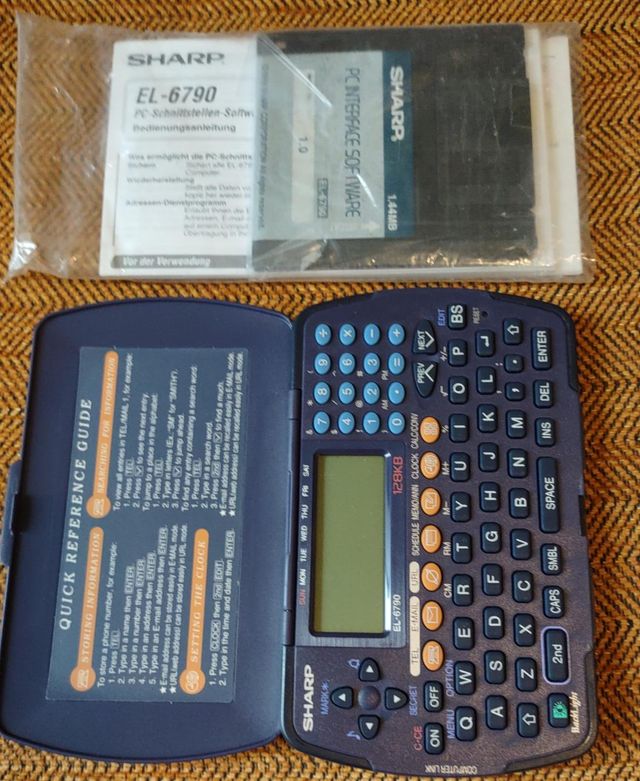 SHARP EL-6790 ORGANIZER PERFETTO COME NUOVO