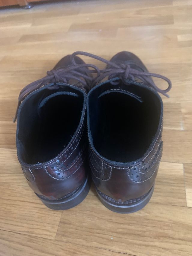 Blucher de piel de ZARA