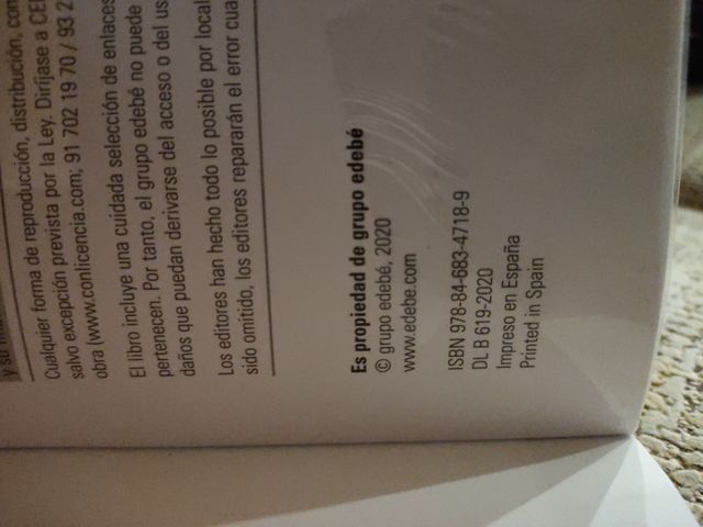 Libro de física y química 3 ESO Edebé Nuevo