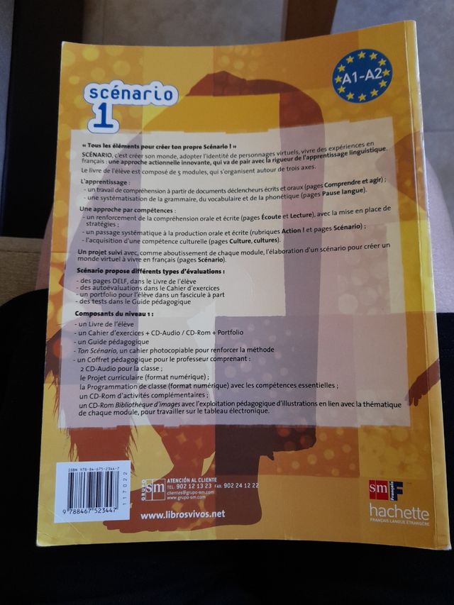 Scenario 1, Cahier d'excercises ISBN 9788467523454