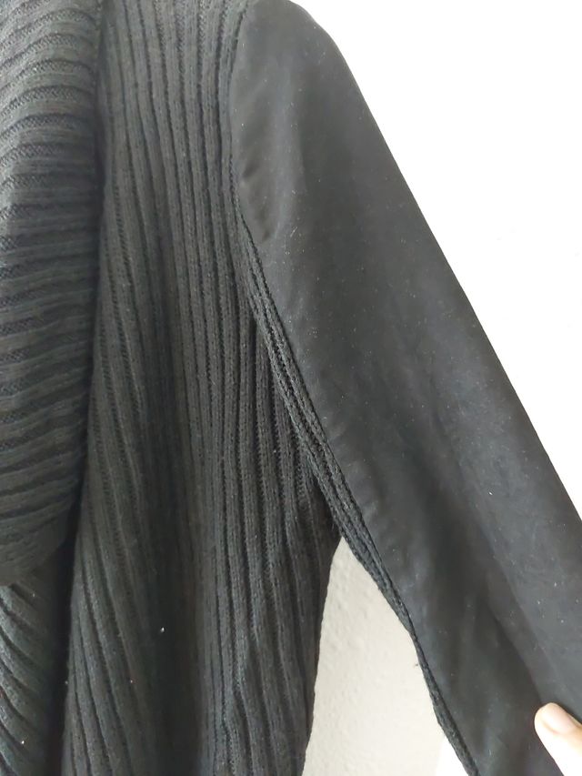 Chaqueta jersey negra