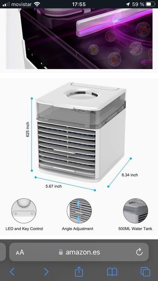 Enfriadora con lámpara NEXFAN nuevo