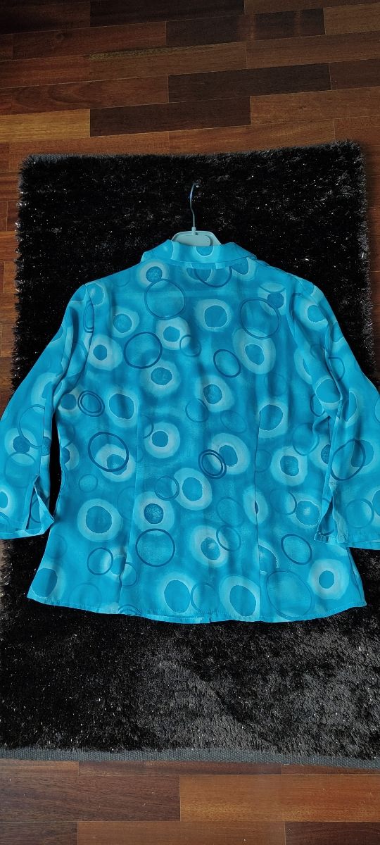 Camisa vintage. Blusa. Camisola.Camisa azulcamiset