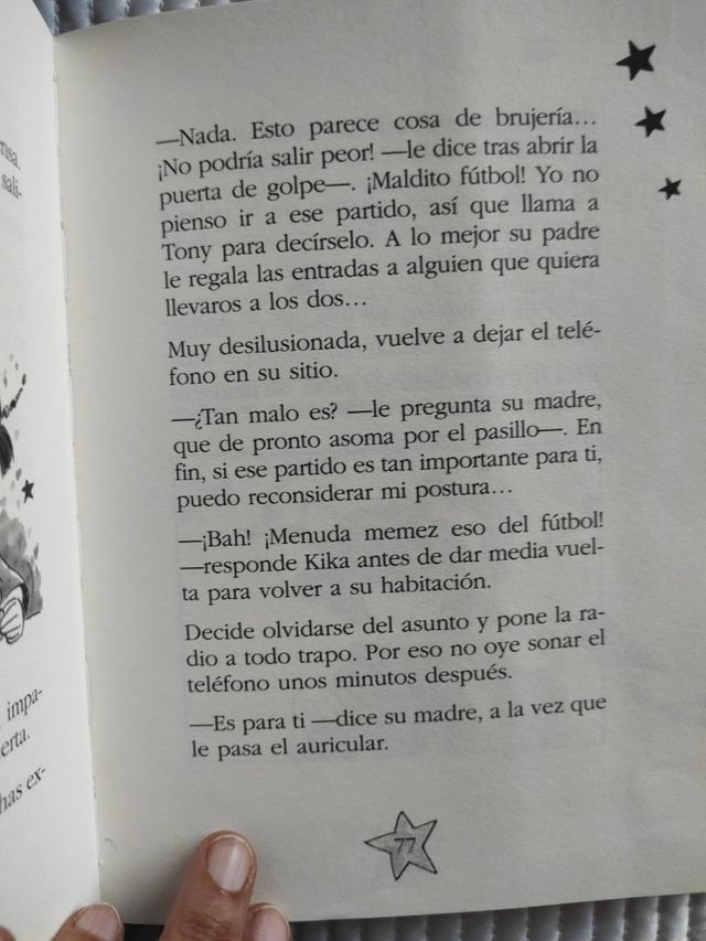 kika superbruja loca por el futbol