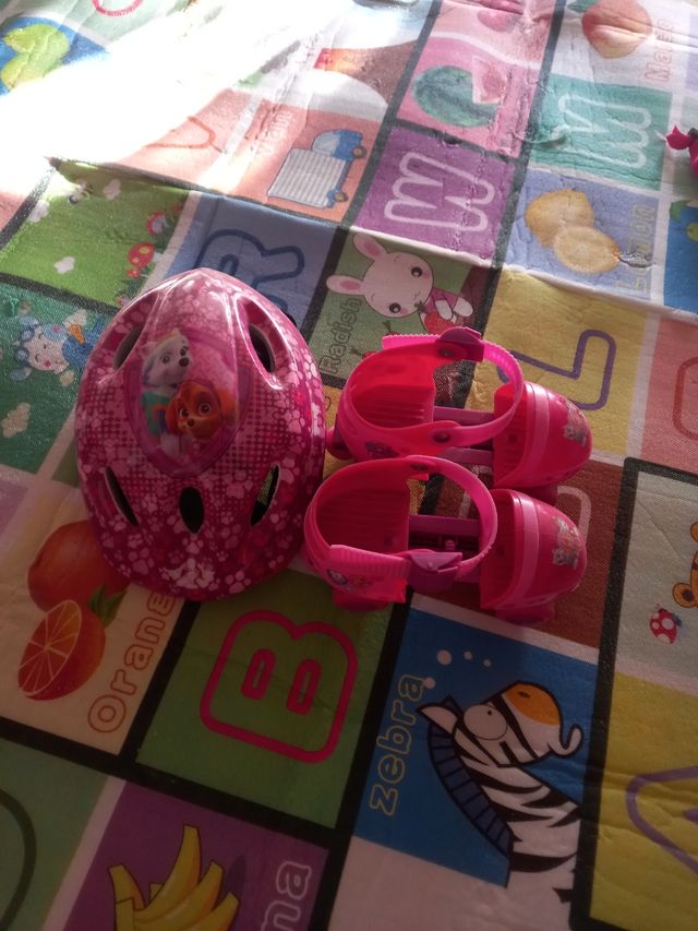 Patines y casco
