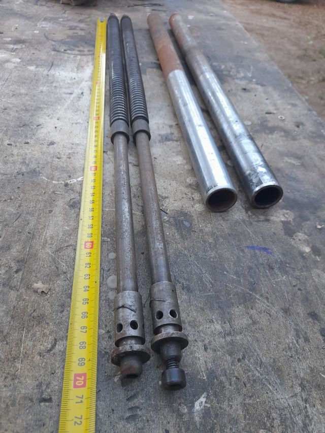 barras dirección + amortiguador bultaco