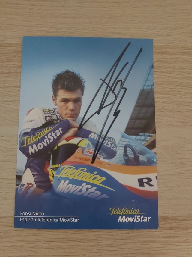 Autógrafo Fonsi Nieto