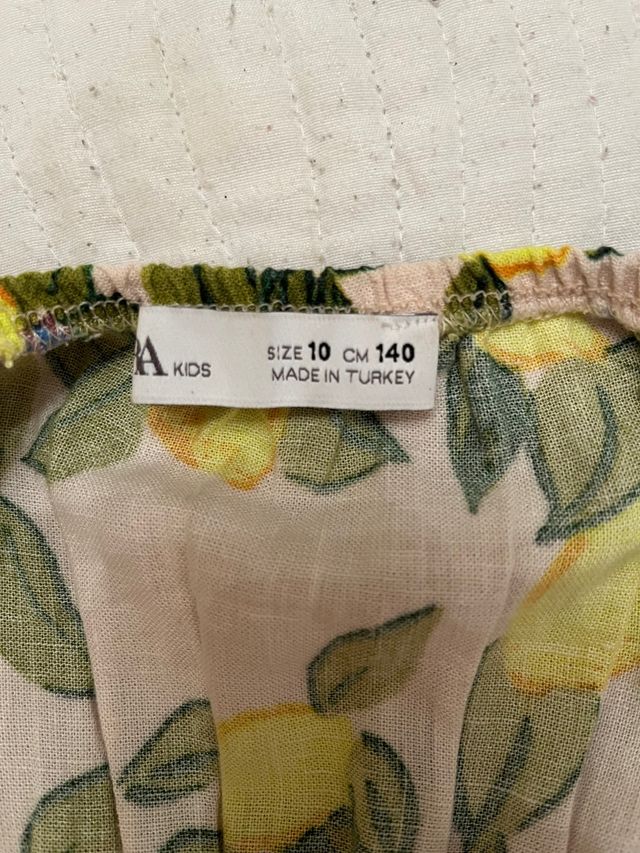 Vestido limones Zara