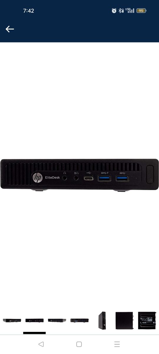 HP EliteDesk 800 G2 Desktop Mini PC afbeelding 2