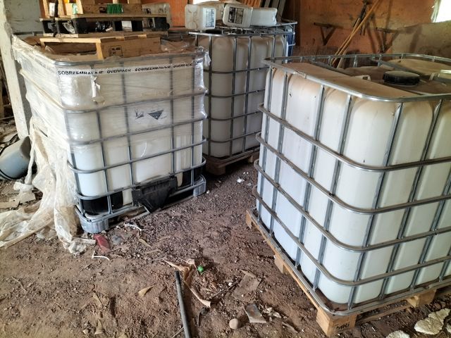 Depósitos de 1000 litros ideales para riego