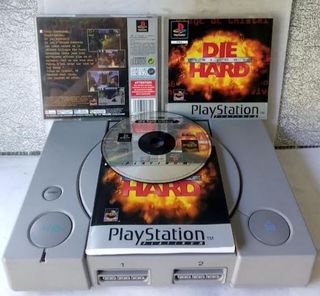DIE HARD 3JUEGOS PS1 FRANCES+1CONSOLA PS1 -VG