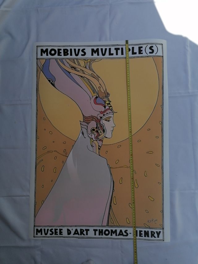 CÓMIC. MOEBIUS. GUERRERO. CARTEL