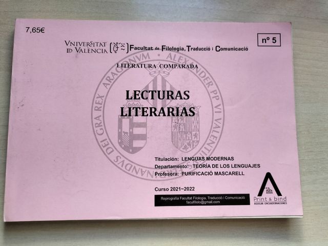 Lecturas literarias Literatura comparada