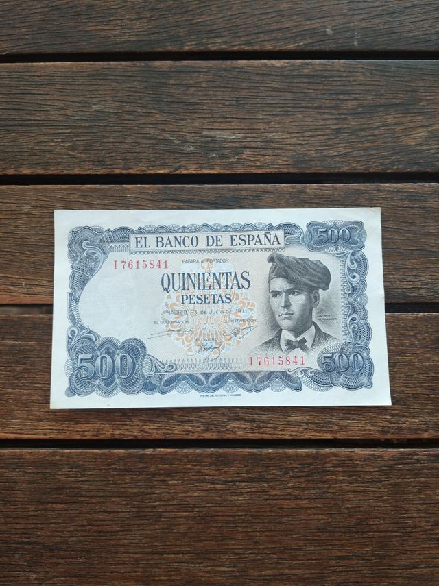 billete de 500 pesetas