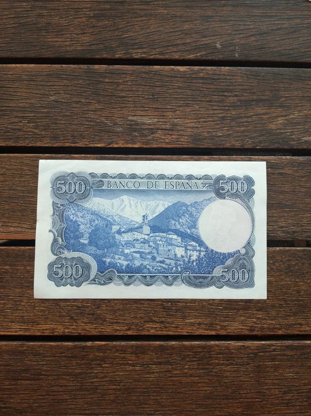 billete de 500 pesetas