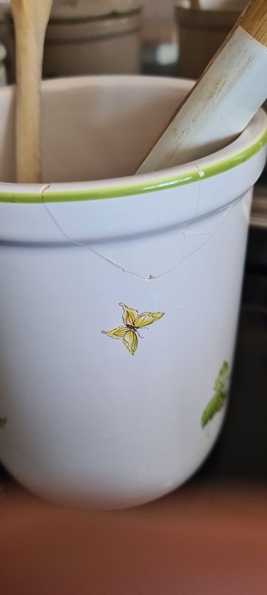 Tarros de cocina de porcelana inglesa. SOLIDARIO.