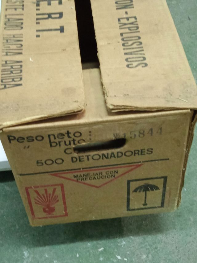 cajas vacias VINTAGE RIOTINTOaño72