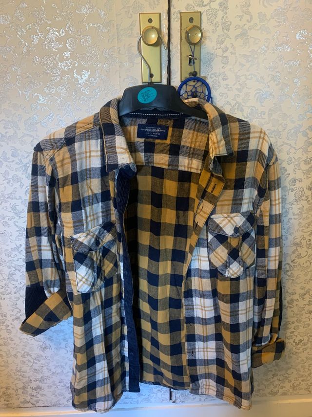 Camisa cuadros hombre