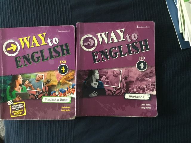 Libro de inglés way to English 4eso de segunda mano por 8 EUR en Cabezo