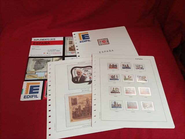 EDIFIL 2019 con estuches nuevo