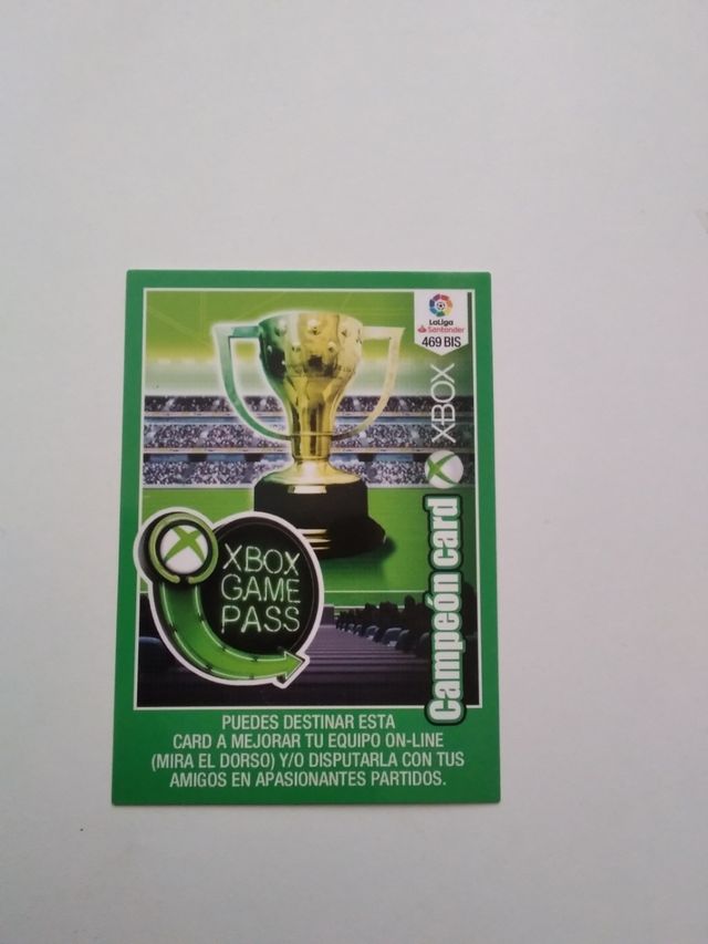 Collezione Panini campione Xbox card 18-19