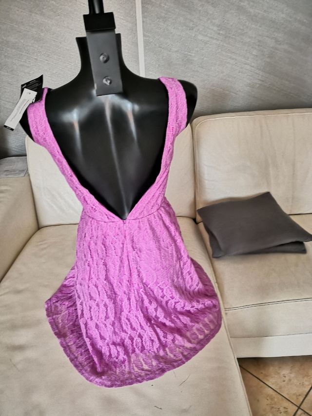 mini dress pizzo schiena scoperta