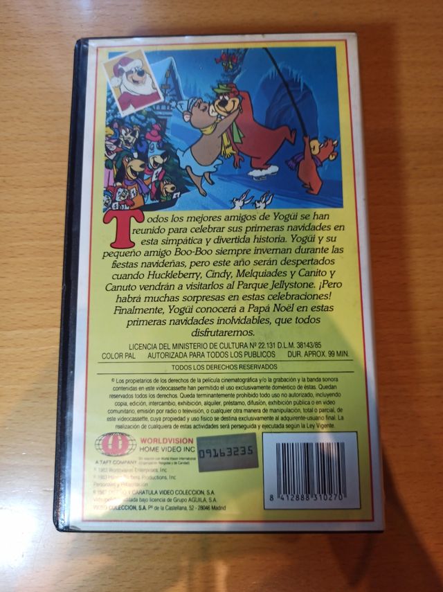 Primeras Navidades del Oso Yogui VHS de segunda mano por 25 EUR en