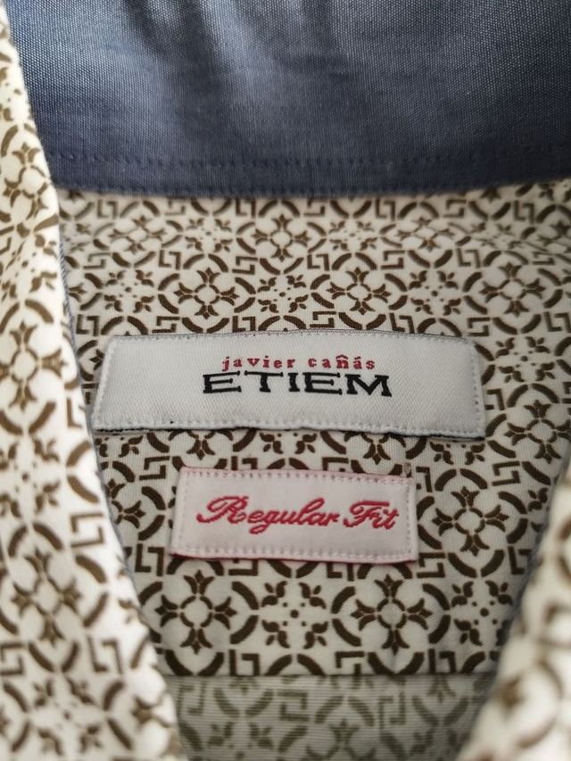 Camisa marca Etiem, talla 37/38 (M), hombre