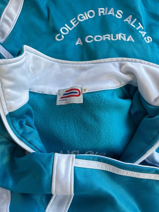 Chaqueta uniforme chandal Colegio Rías Altas