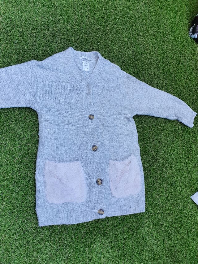 chaqueta de punto niña adolescente zara