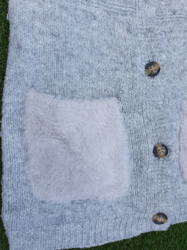 chaqueta de punto niña adolescente zara