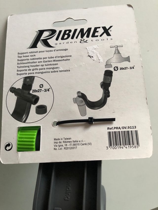 Soporte de grifo para manguera