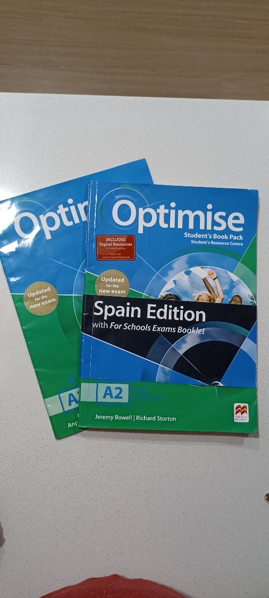 Optimise A2 student\'s book pack de segunda mano por 5 EUR en Lugo de ...