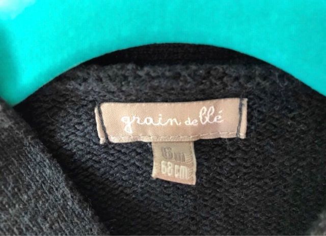 Jersey y chaleco Grain de Blé para niño de 6 meses