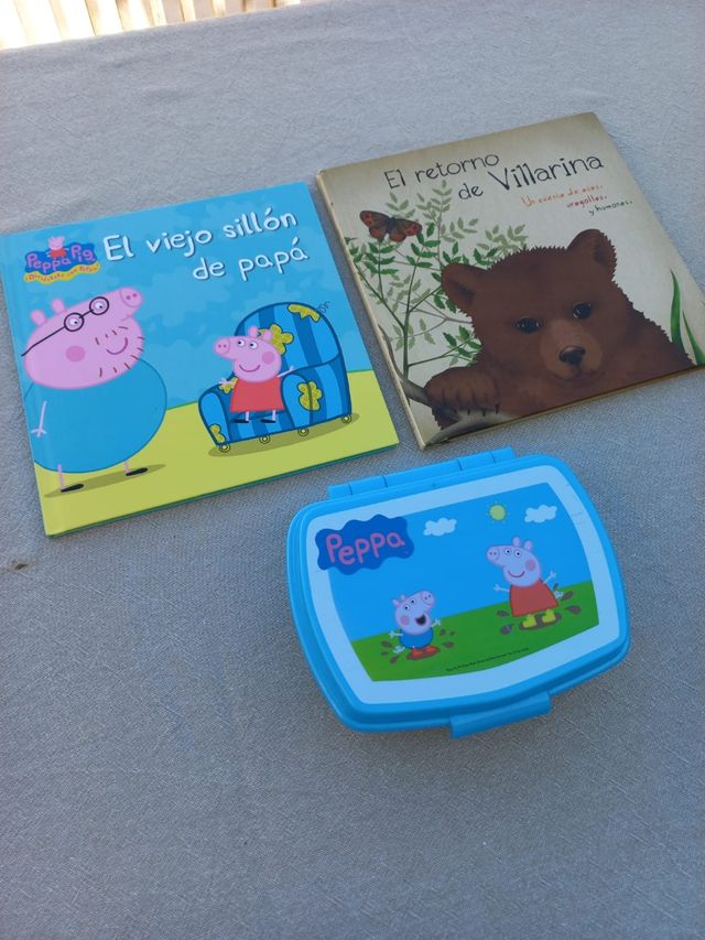 cuento Peppa Pig y fiambrera