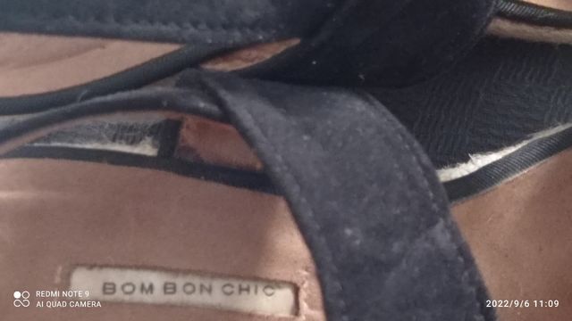 sandalias de cuña bom bom chic talla 37