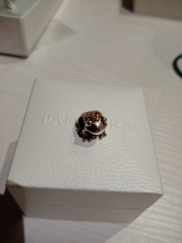 Charm Pandora Principe Ranocchio bitono